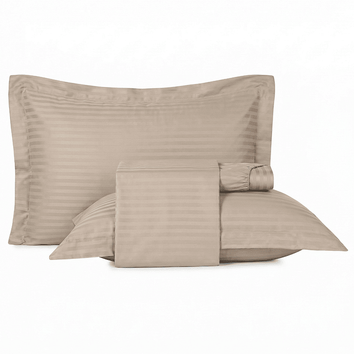 Jogo 3pc Casal Maquinetado Linho