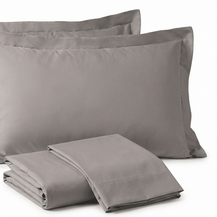 Jogo Duplo Percal 200fios 100% Algodao Queen 4pcs Fendi