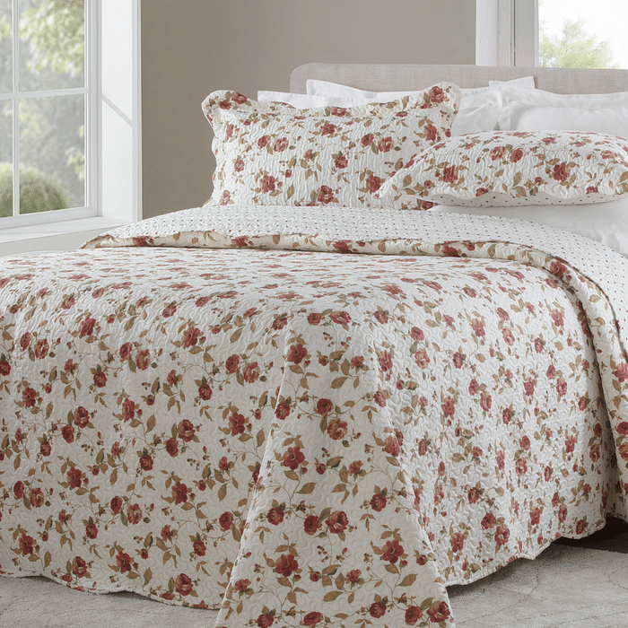 Kit Colcha Boutis Casal Florença