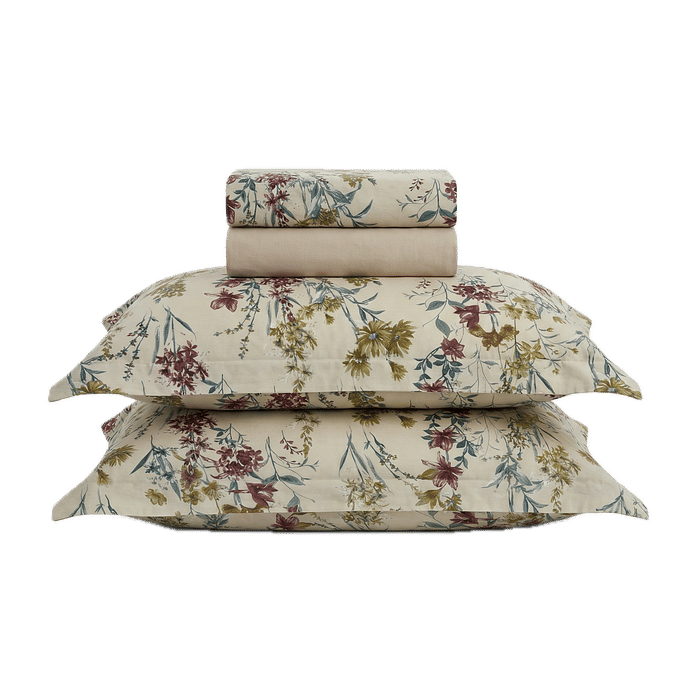 Jogo de Cama 4 Peças Percal 200fios 100% Algodão Queen Estampado Valen