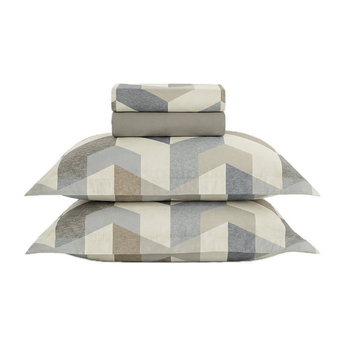 Jogo de Cama 4 Peças Percal 200fios 100% Algodão Queen Estampado Norin