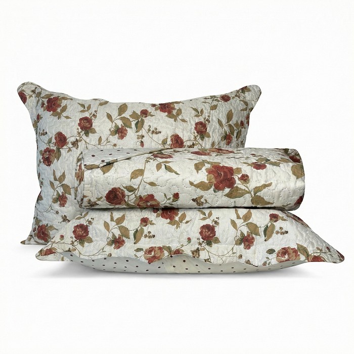 Kit Colcha Boutis Casal Florença