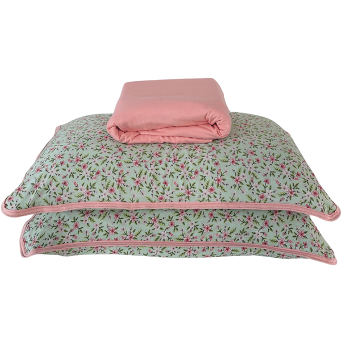 Jogo Malha Prime 3pc Queen 100% Algodão Rosa