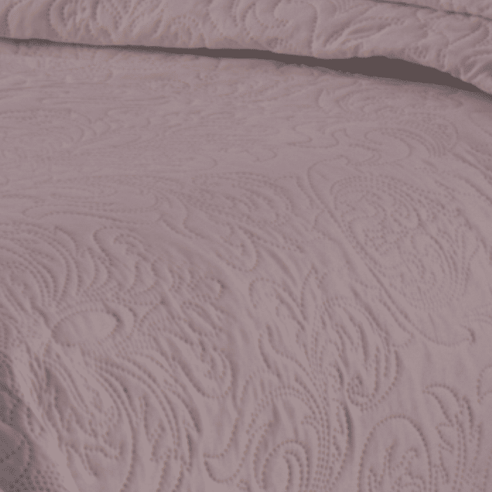 Kit Colcha Boutis Casal Lavanda