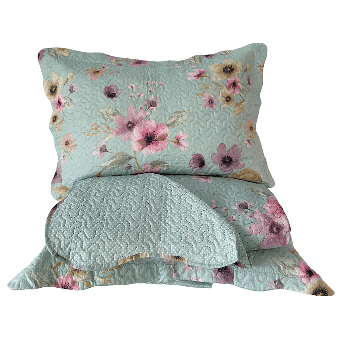 Kit Colcha Boutis King Brisa