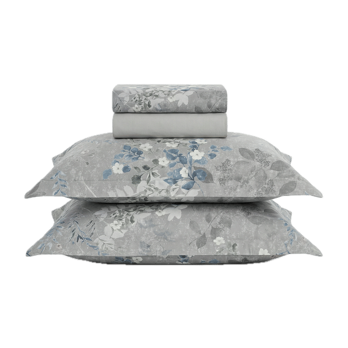 Jogo de Cama 4 peças Percal 200fios 100% Algodao Casal Estampado Elvor