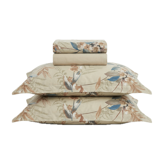 Jogo de Cama 4 Peças Percal 200fios 100% Algodão Queen Estampado Auren