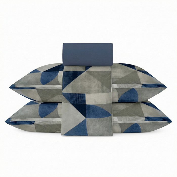 Jogo Duplo 4pc Casal LUMIN Grid