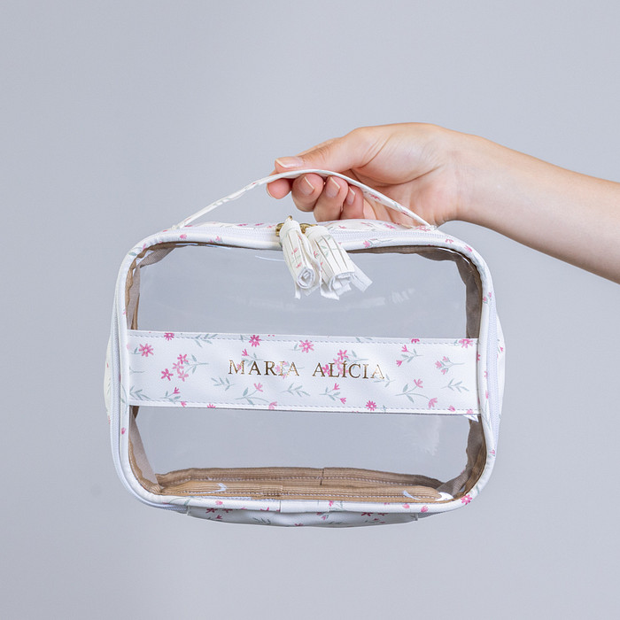 Necessaire Nena P Estampa Flor