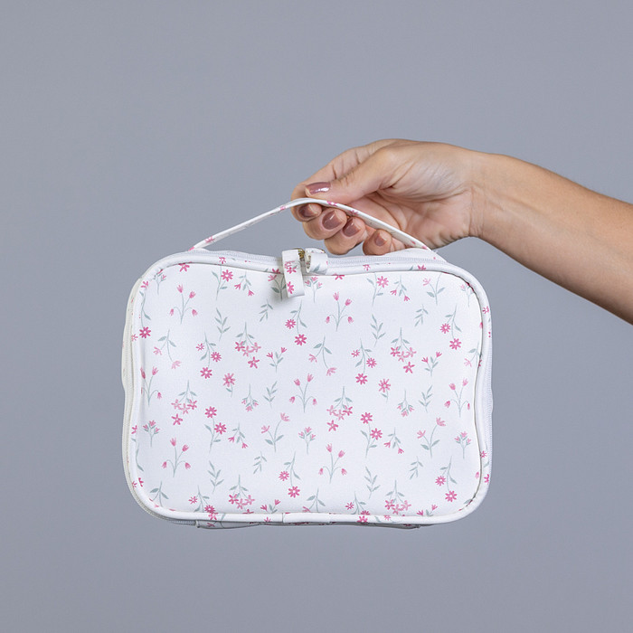 Necessaire Lia Infantil Estampa Flor