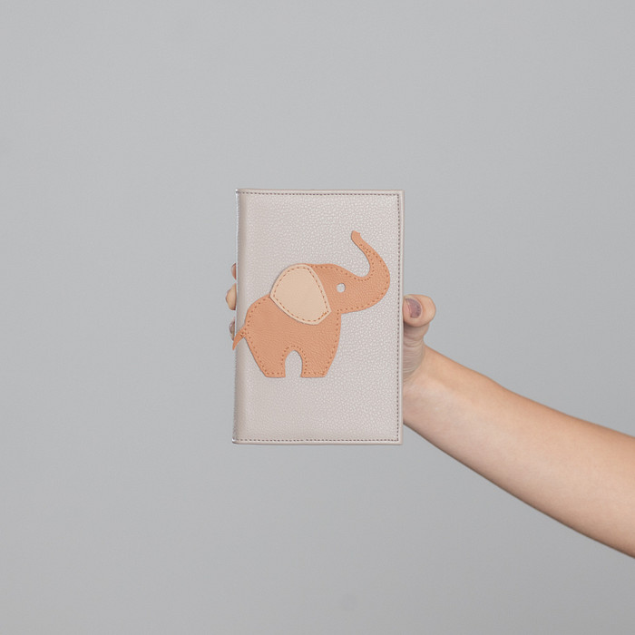 Porta Passaporte Elô Infantil Elefante