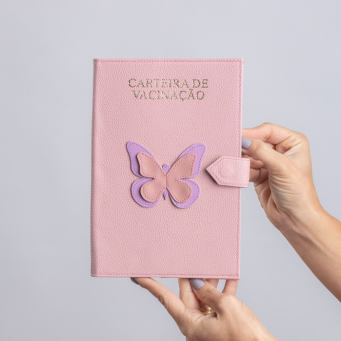 Carteira de Vacina Kami Borboleta