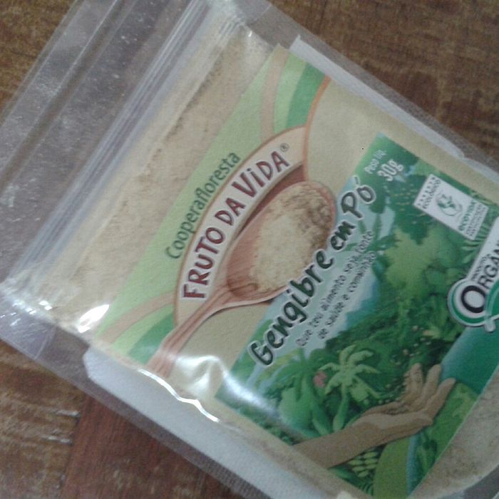 Gengibre em Pó 30 g. p/ sucos,  peixes etc