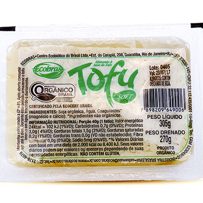 Tofu SOFT peso 250g líquidos