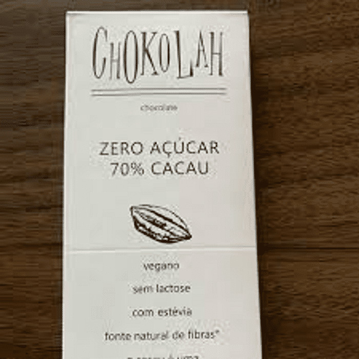 Chocolate 70% ZERO AÇÚCAR 70 g 2 barras de 35 g PROMOÇÃO