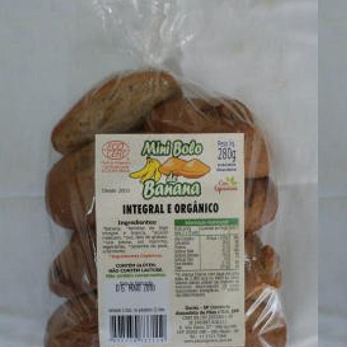 Mini Bolo de Cacau com Nibs emb. c/ 8  250 g