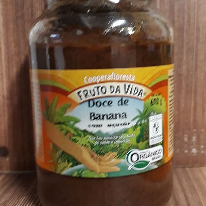 Geléia Bananada SEM AÇUCAR pote 600 g