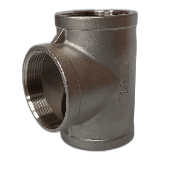 TEE INOX 304 BSP F-F-F