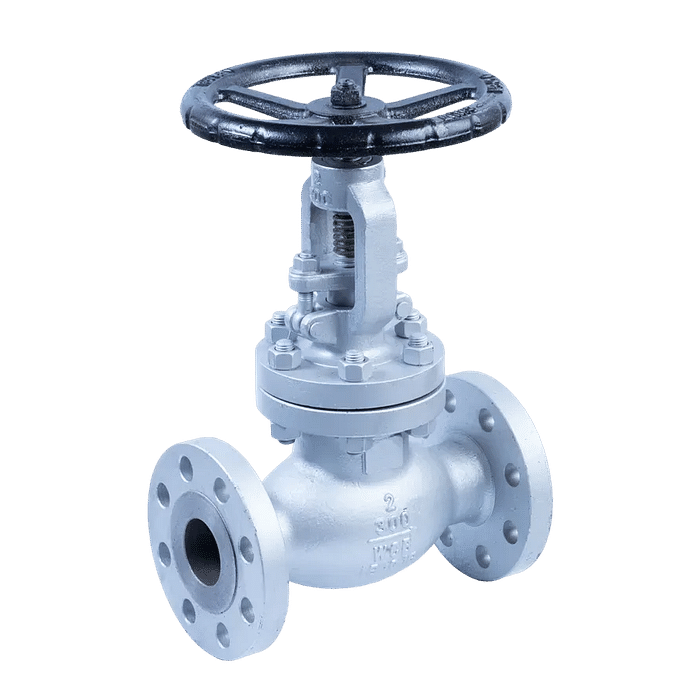 VALVULA GLOBO MANUAL CORPO WCB INTERNO INOX FLANGE ANSI 300LBS