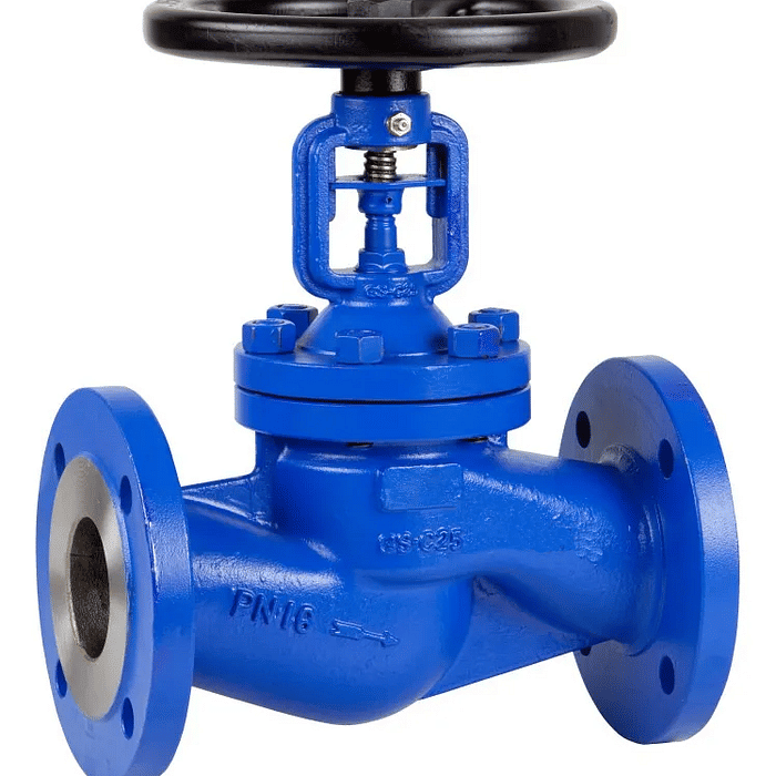 VALVULA GLOBO MANUAL CORPO GS-C25 FOLE DE VED INOX 304 FLANGE DIN PN16