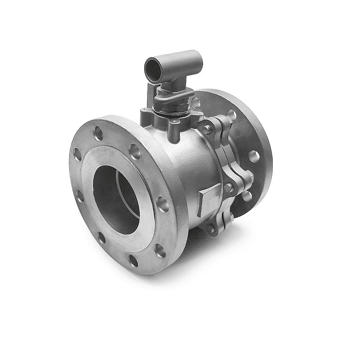 VALVULA ESFERA BIPARTIDA WCB P.P. TR  FLANGE ANSI 300LBS