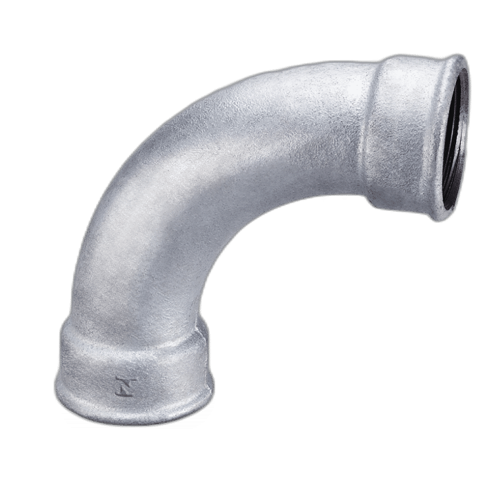 CURVA 90° FEMEA GALVANIZADO BSP