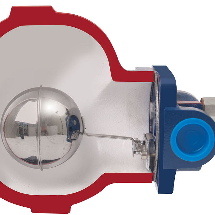 PURGADOR BOIA P/ VAPOR MOD FTV 272 CORPO FOFO ASTM A-126 BOIA ACO INOX BSP