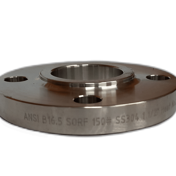 FLANGE INOX 304 SOBREPOSTO (RF) ANSI 150 LBS