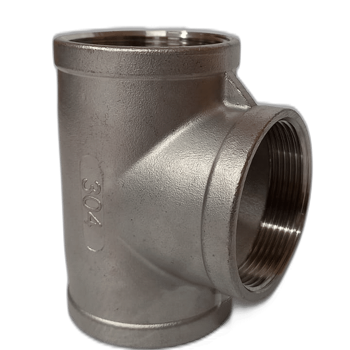 TEE INOX 304 BSP F-F-F