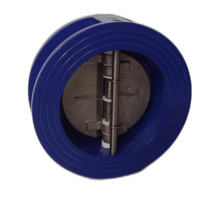 VALVULA RETENCAO DUPLA PORTINHOLA WAFER CORPO FOFO DISCO INOX 304