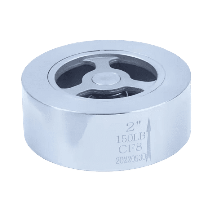 VALVULA RETENCAO WAFER TIPO DISCO TOTAL INOX 304 150 LBS