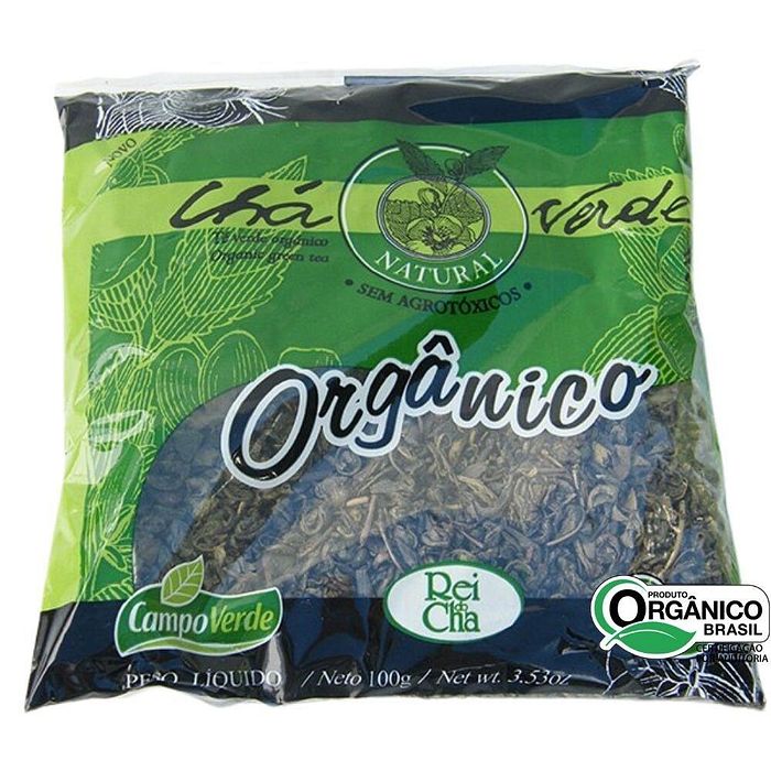 CHÁ VERDE ORGÂNICO PCT 100G CAMPO VERDE