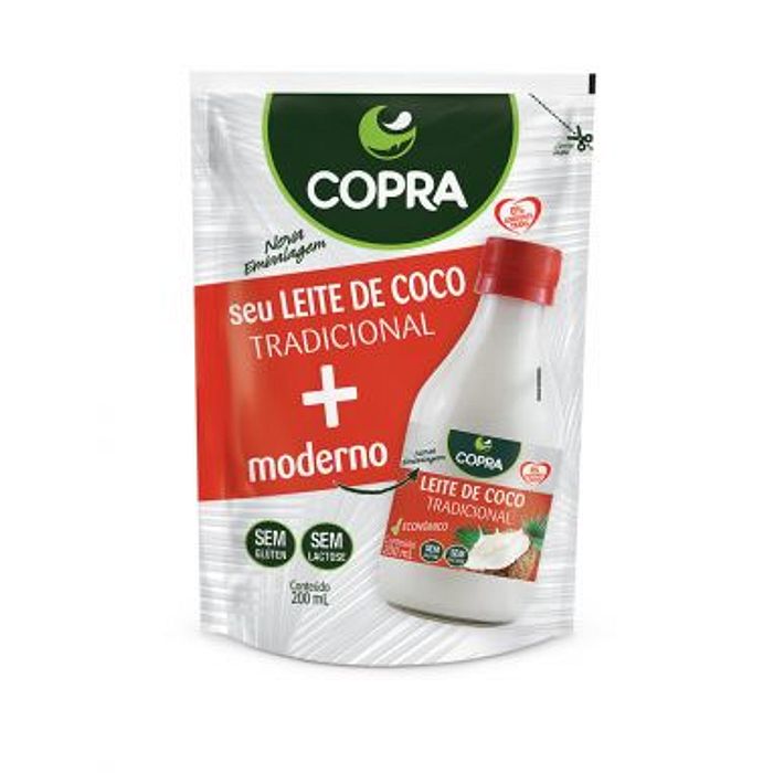 LEITE DE COCO TRADICIONAL SACHÊ 200ML COPRA