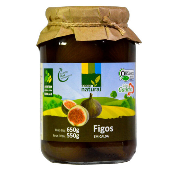 FIGOS EM CALDA ORGÂNICO  COOPERNATURAL 550G