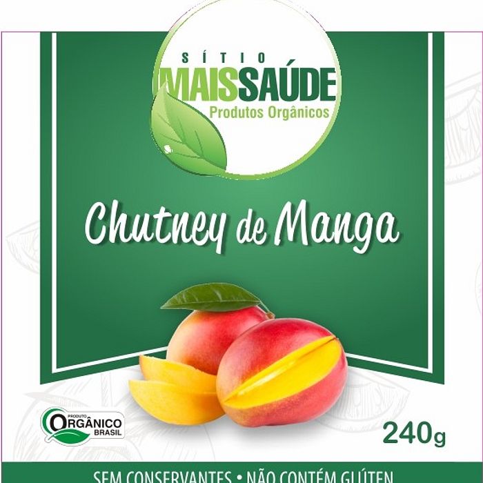 Chutney de Manga Artesanal Orgânica (240gr.)