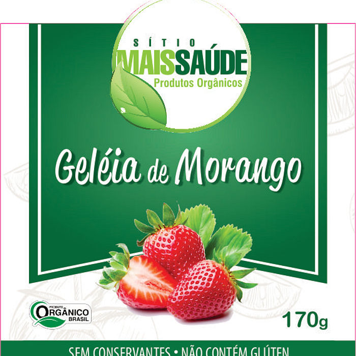 Geleia de Morango Orgânico (200gr.)