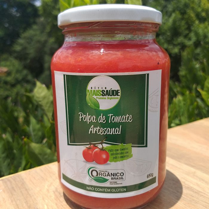 Polpa de Tomate Orgânico (550gr.)