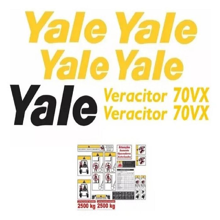 KA70VX KIT ADESIVO EMPILHADEIRA YALE 70VX