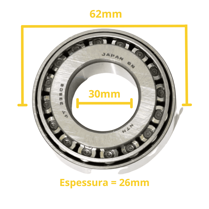8046842 ROLAMENTO CAPA CONE MANGA EIXO C20-30L