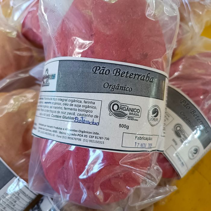 Pão de Beterraba Orgânico