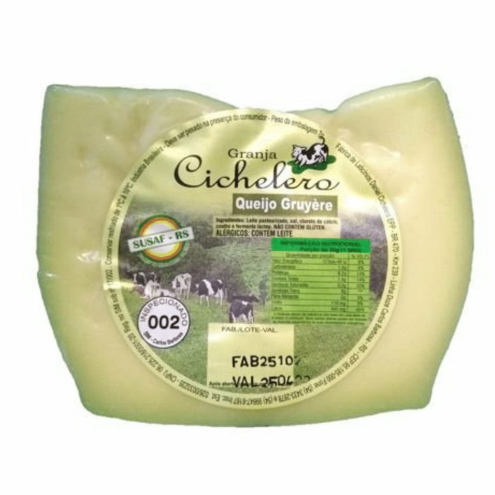 Queijo Gruyère - Granja Cichelero (± 400g)