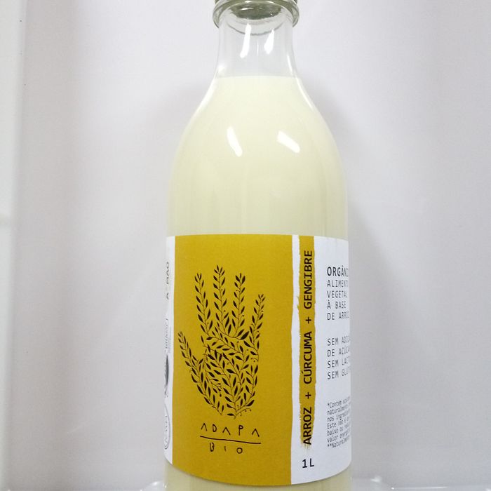 Leite de Arroz c/ Cúrcuma + Gengibre Orgânico