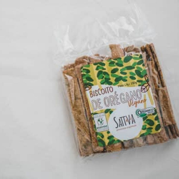 Biscoito Vegano de Orégano Orgânico
