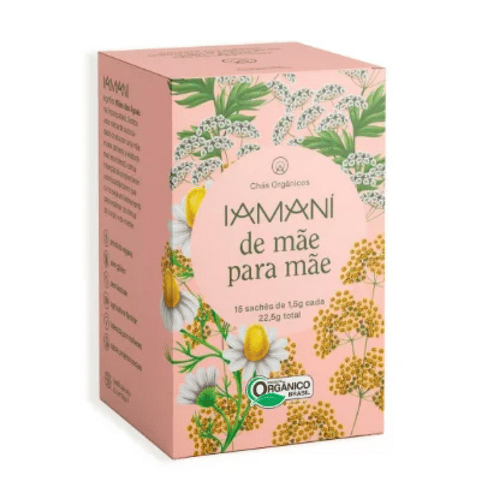 Chá Orgânico De Mãe para Mãe Iamaní - 15 sachês