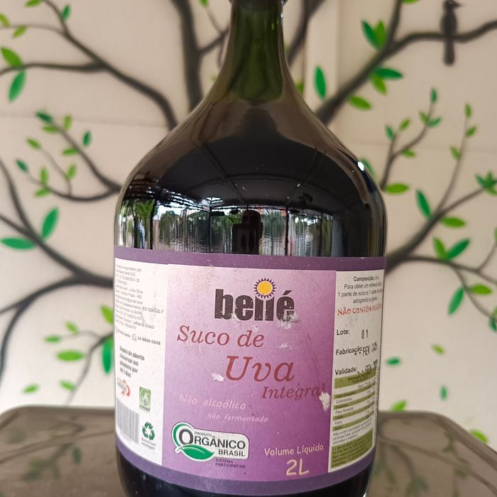 Suco de Uva Integral Orgânico 2L - Bellé