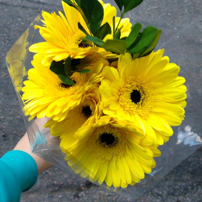 Buquê de Flores Gérbera Amarela