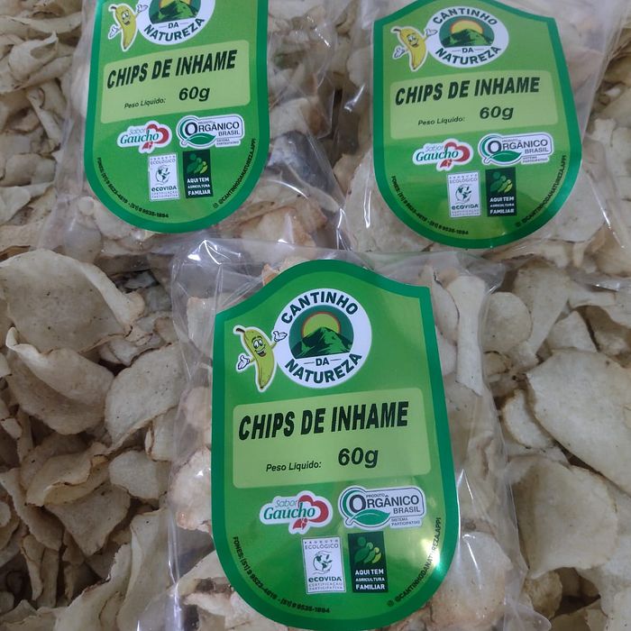 Chips de Inhame Orgânico