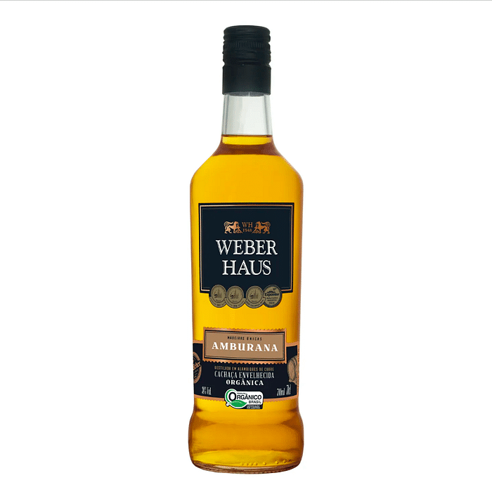 Cachaça Orgânica Weber Haus Envelhecida em Amburana