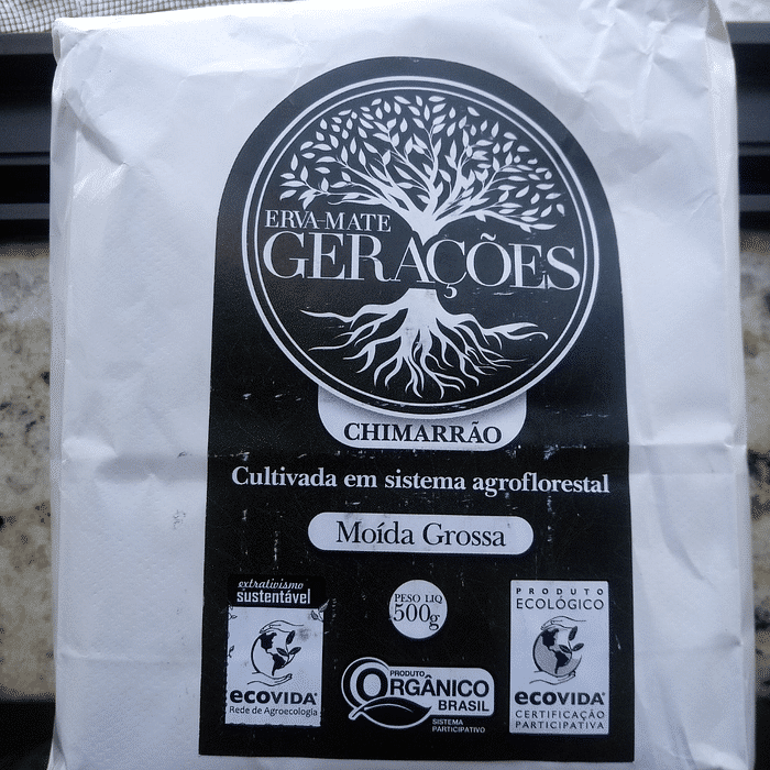 Erva-Mate Moída Grossa Orgânica - Gerações
