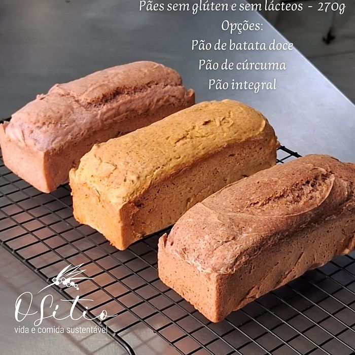 Pão de Batata Doce Orgânico s/ glúten s/ lactose